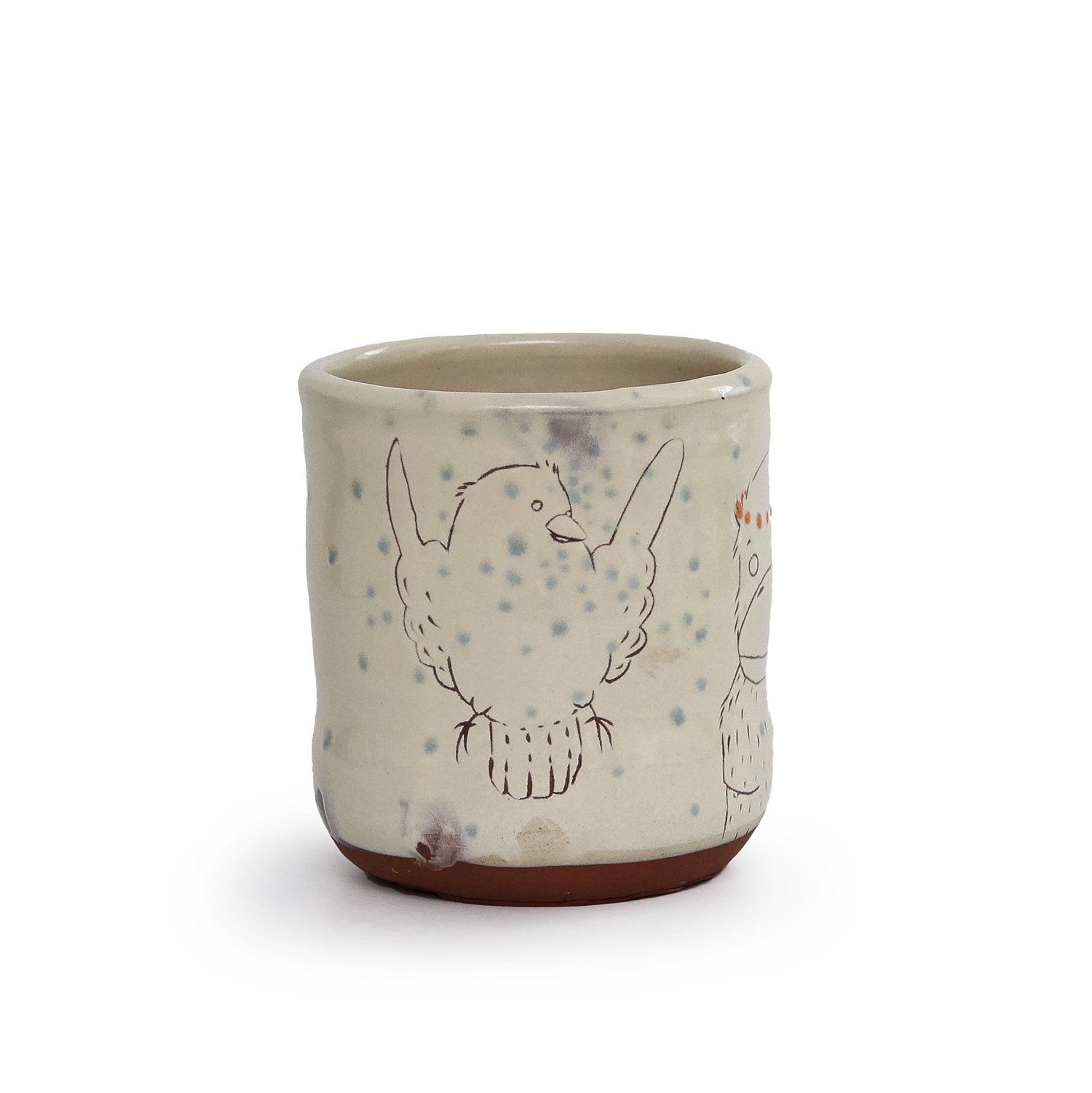 Ayumi Horie - Large Monkey and Bird Cup (INV# NP5198 — The Nevica